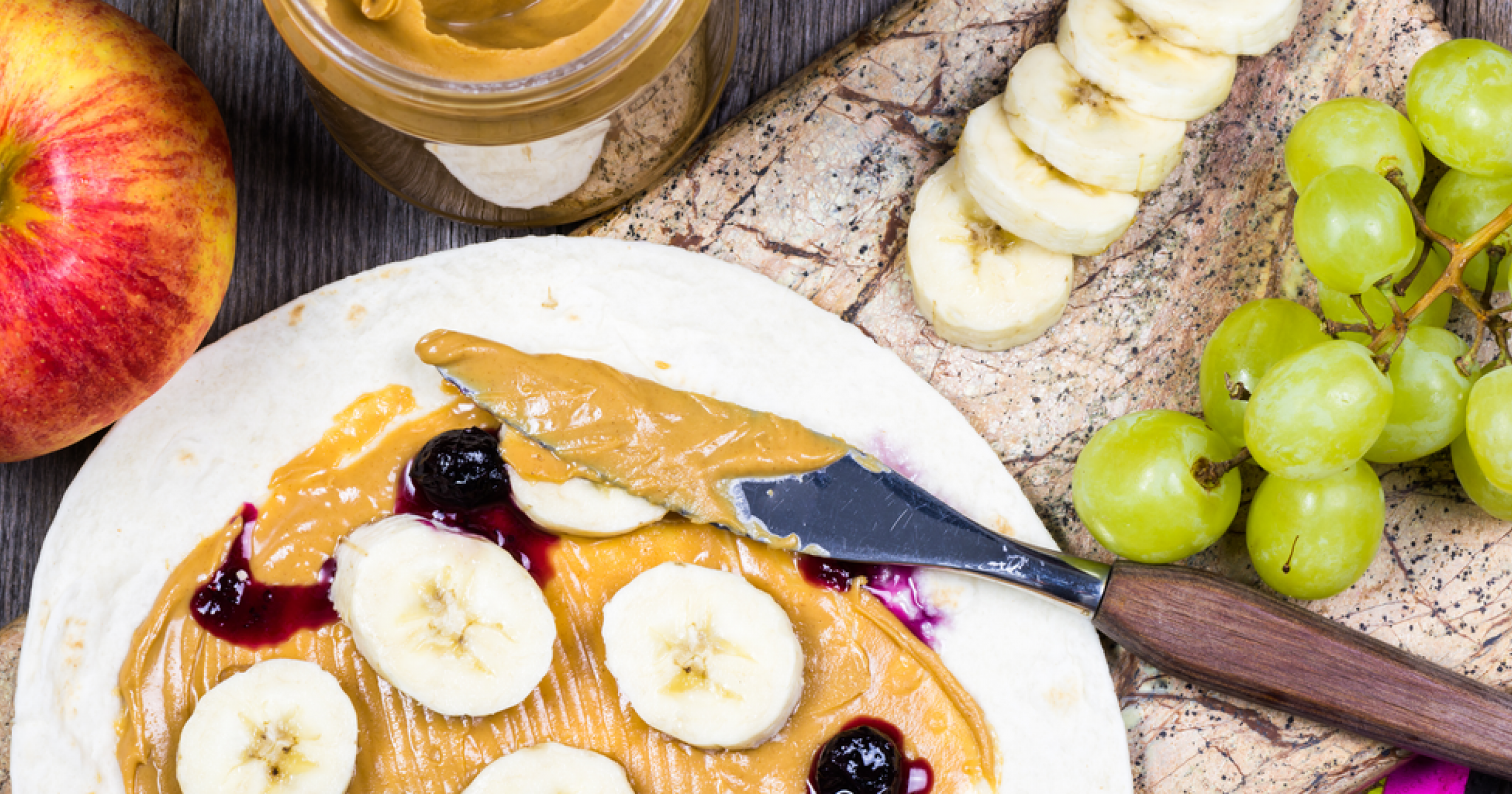 Peanut Butter Banana Quesadilla | Appetite to Play