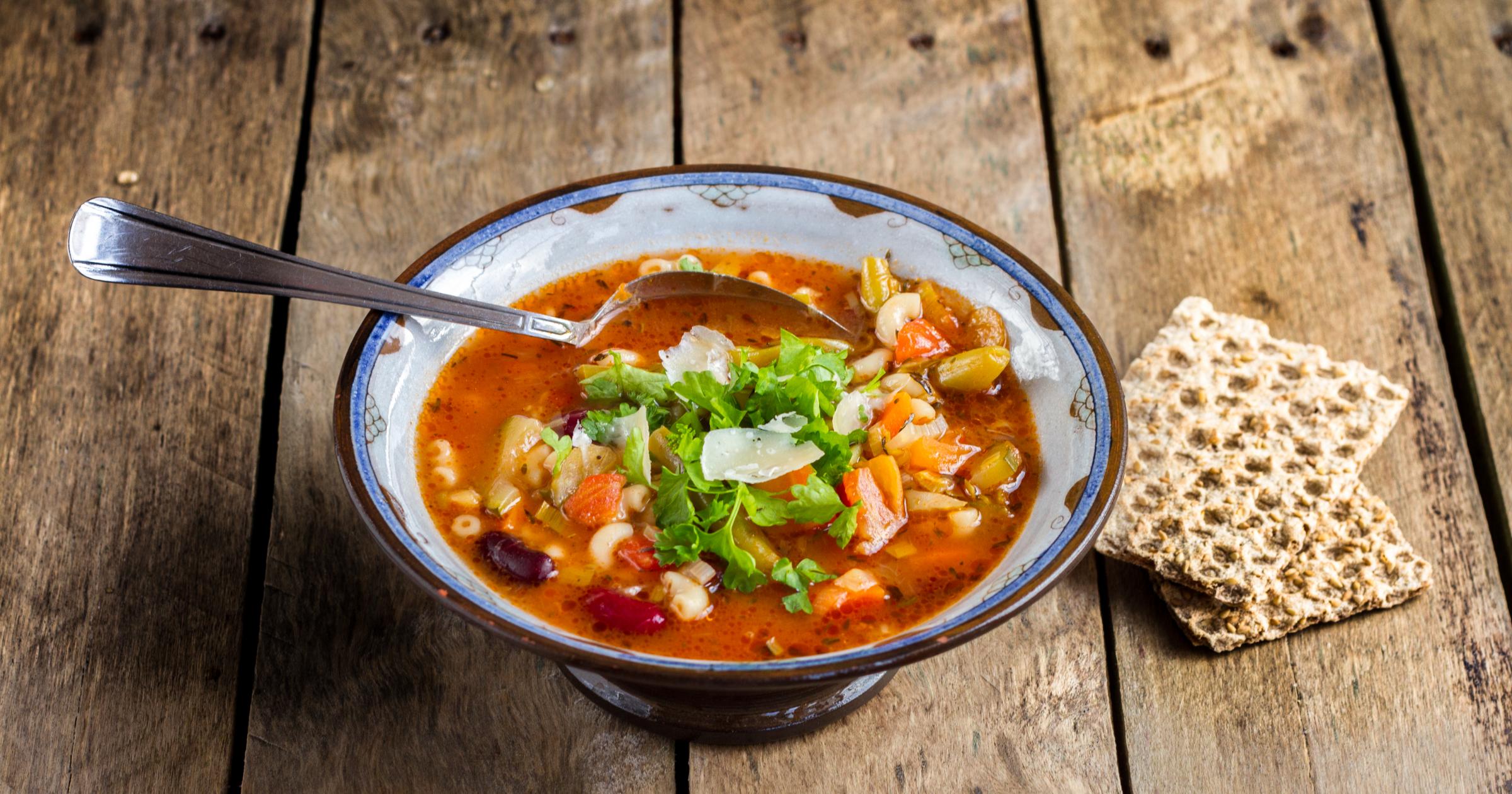 Vegetable Minestrone Soup | Appetite to Play