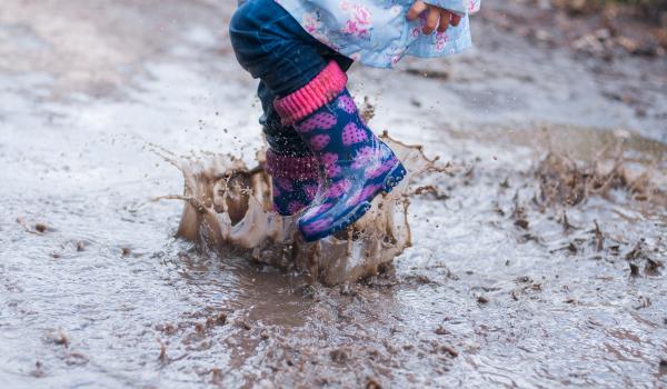Activity in muddy puddles