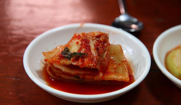 Kimchi in a bowl