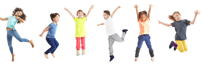 kids jumping