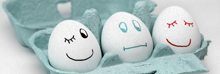 Smiley Faced eggs